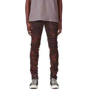Purple Brand Mens P001 Slim Fit Low Rise Jeans 31 Rusted Multi - NWT $285
